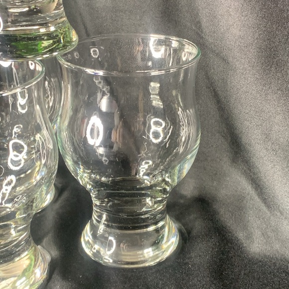 Set of 4 HARD TO FIND RARE L. E. Smith crystal glasses made in Belgium - Picture 2 of 10